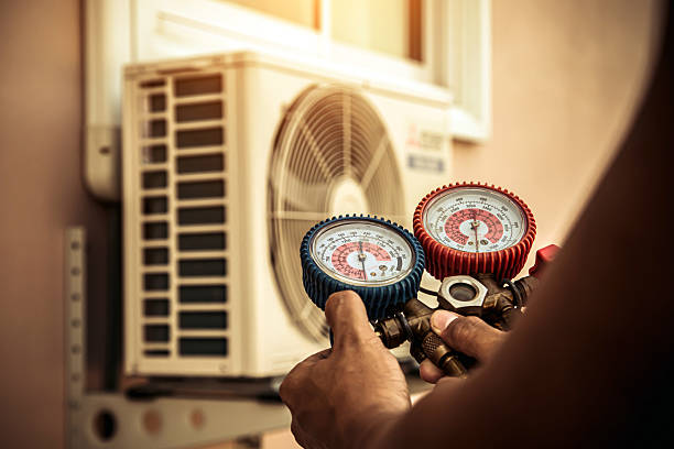 Professional Hvac Maintenance technician working in North Weymouth, MA
